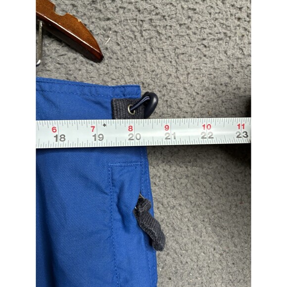 Vintage 90s Gap Mens XL Fleece Lined Wide Leg Windbreaker Sweatpants Blue Baggy - Picture 10 of 16